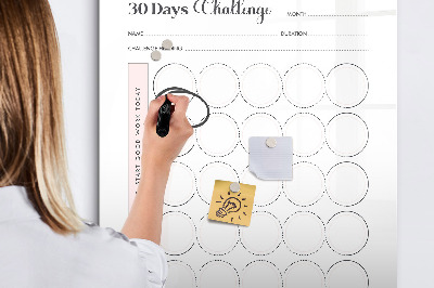 Magnetic marker board Cleaning schedule