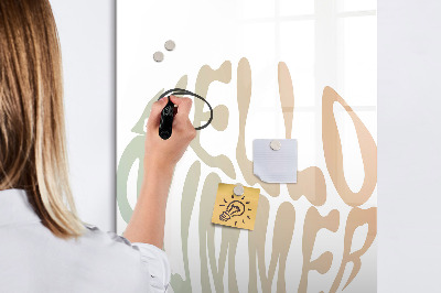 Glass dry erase board magnetic Challenge Planner