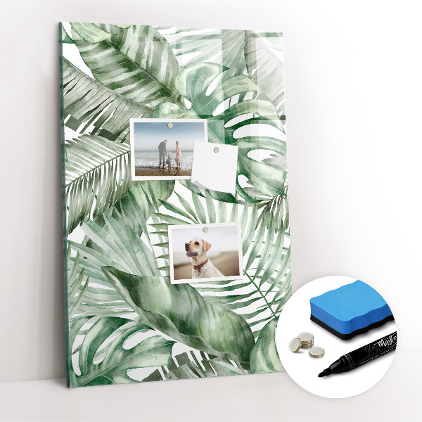 Glass dry erase board magnetic Birthday Calendar