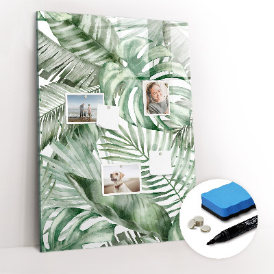 Glass dry erase board magnetic Birthday Calendar