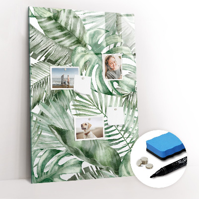 Glass dry erase board magnetic Birthday Calendar