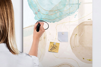 Glass dry erase board magnetic Soft Feathers