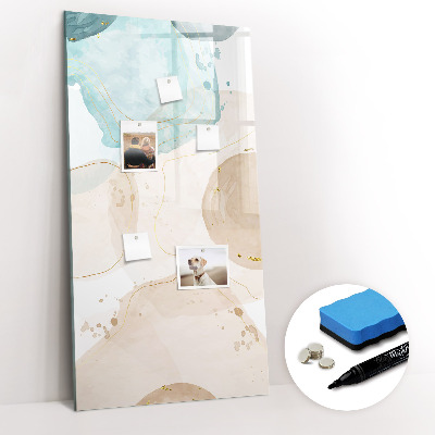 Glass dry erase board magnetic Soft Feathers