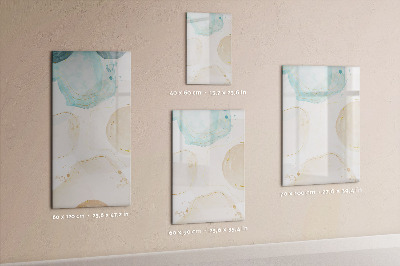 Glass dry erase board magnetic Soft Feathers
