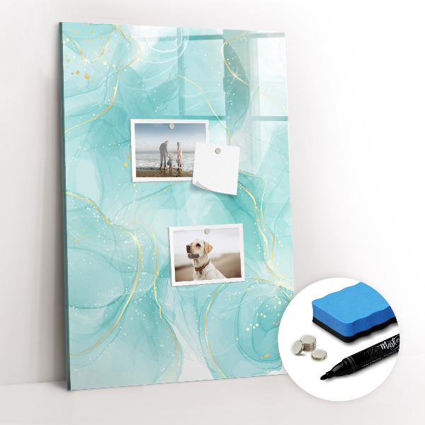 Magnetic marker board Pastel Stains