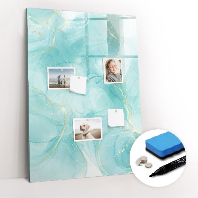 Magnetic marker board Pastel Stains