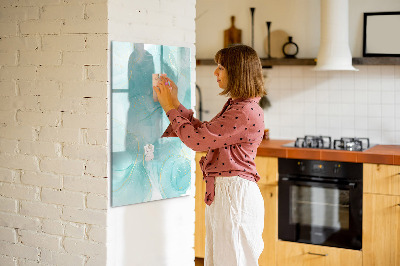 Magnetic marker board Pastel Stains