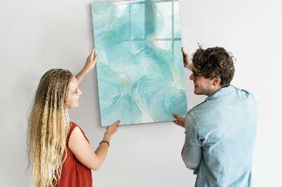 Magnetic marker board Pastel Stains