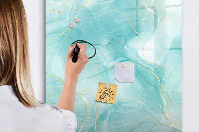 Magnetic marker board Pastel Stains