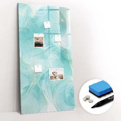 Magnetic marker board Pastel Stains