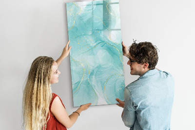 Magnetic marker board Pastel Stains