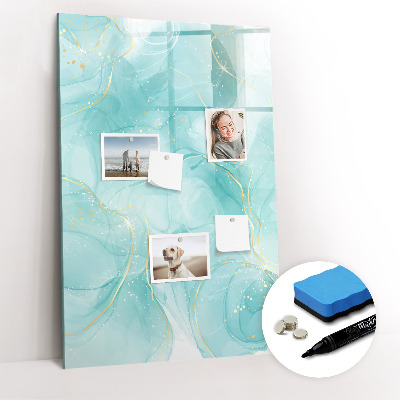 Magnetic marker board Pastel Stains