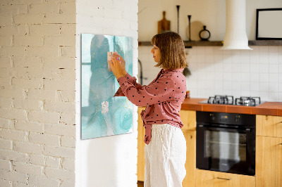 Magnetic marker board Pastel Stains