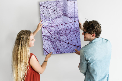 Magnetic marker board Wave Abstraction Pattern
