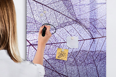 Magnetic marker board Wave Abstraction Pattern