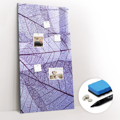 Magnetic marker board Wave Abstraction Pattern