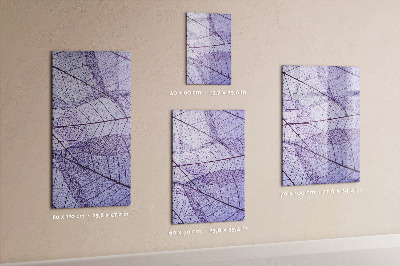 Magnetic marker board Wave Abstraction Pattern