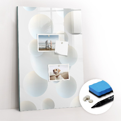 Glass dry erase board magnetic Leaf Texture