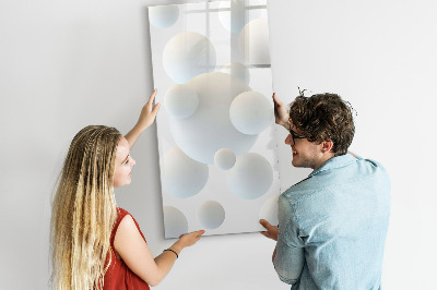 Glass dry erase board magnetic Leaf Texture