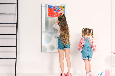 Glass dry erase board magnetic Leaf Texture