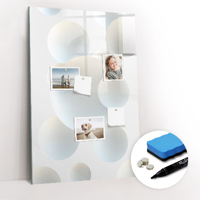 Glass dry erase board magnetic Leaf Texture