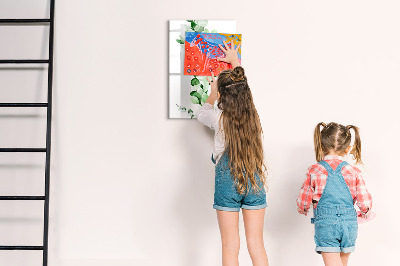 Glass dry erase board magnetic Sandy Bank