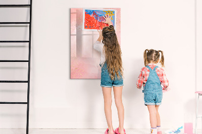 Magnetic marker board Rush Leaves