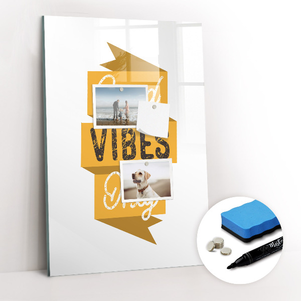 Glass dry erase board magnetic Plant Shoot Leaves