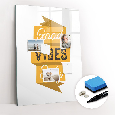 Glass dry erase board magnetic Plant Shoot Leaves