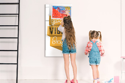 Glass dry erase board magnetic Plant Shoot Leaves