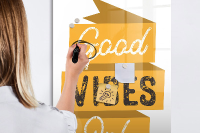 Glass dry erase board magnetic Plant Shoot Leaves