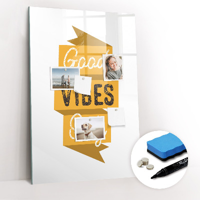 Glass dry erase board magnetic Plant Shoot Leaves