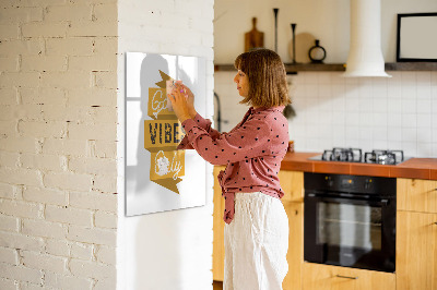 Glass dry erase board magnetic Plant Shoot Leaves