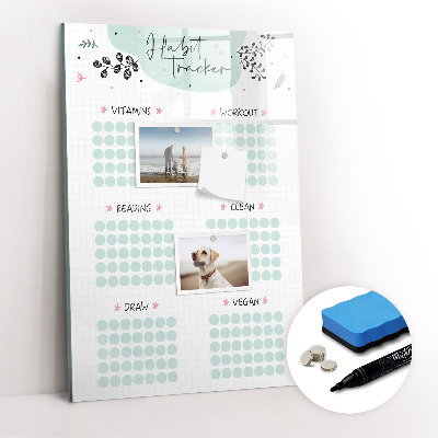 Magnetic marker board Good Vibrations Only