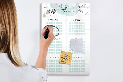 Magnetic marker board Good Vibrations Only