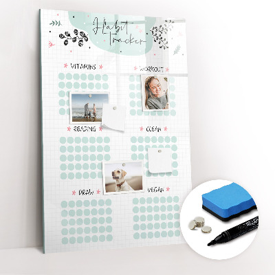 Magnetic marker board Good Vibrations Only