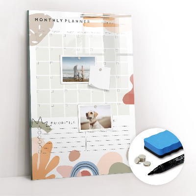 Magnetic marker board Daily Planner