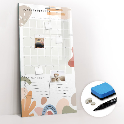 Magnetic marker board Daily Planner