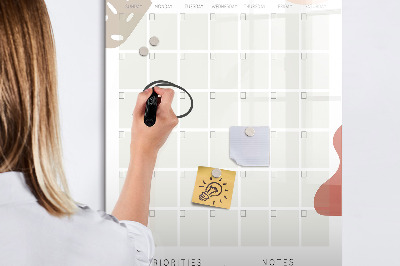 Magnetic marker board Daily Planner