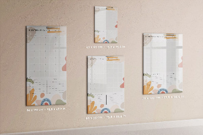 Magnetic marker board Daily Planner