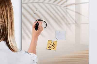 Glass dry erase board magnetic Vegetables on Wood