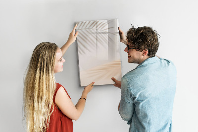 Magnetic drawing board Vegetables on Wood