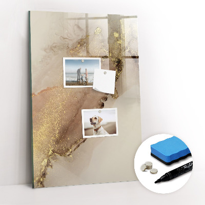 Glass dry erase board magnetic Monthly Goals