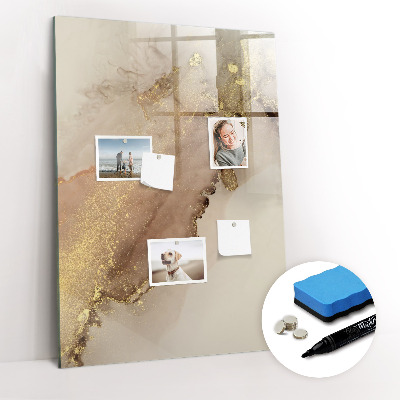 Glass dry erase board magnetic Monthly Goals