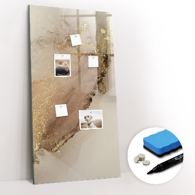 Glass dry erase board magnetic Monthly Goals