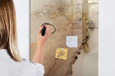 Glass dry erase board magnetic Monthly Goals