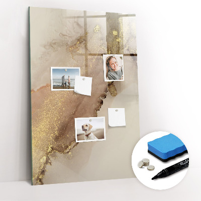 Glass dry erase board magnetic Monthly Goals
