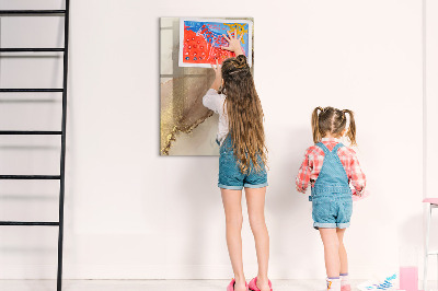 Glass dry erase board magnetic Monthly Goals
