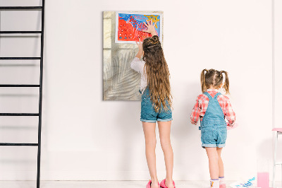 Magnetic marker board Glitter Marble