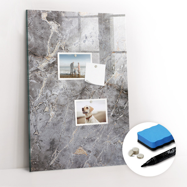 Glass dry erase board magnetic Weekly Meal Planner